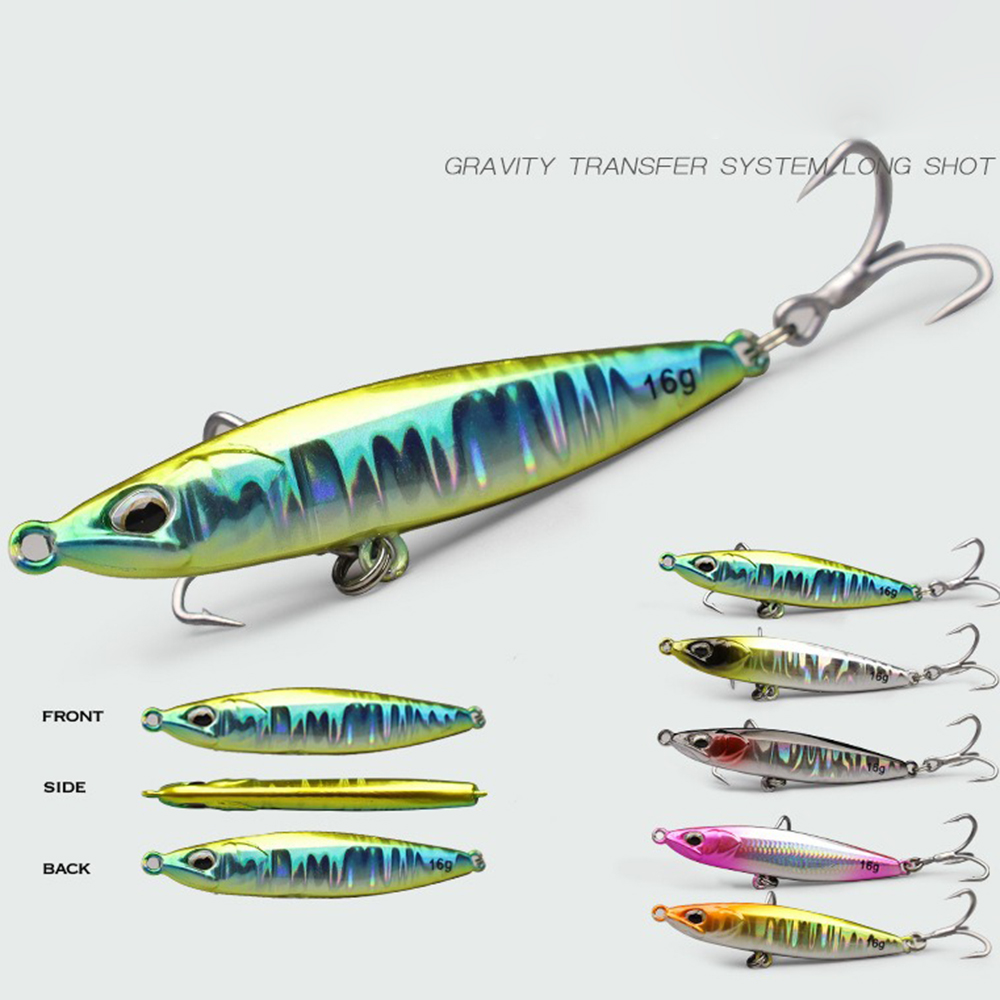 Fishing Hook Treble - Jig Fishing Lures Metal Jigging Bait