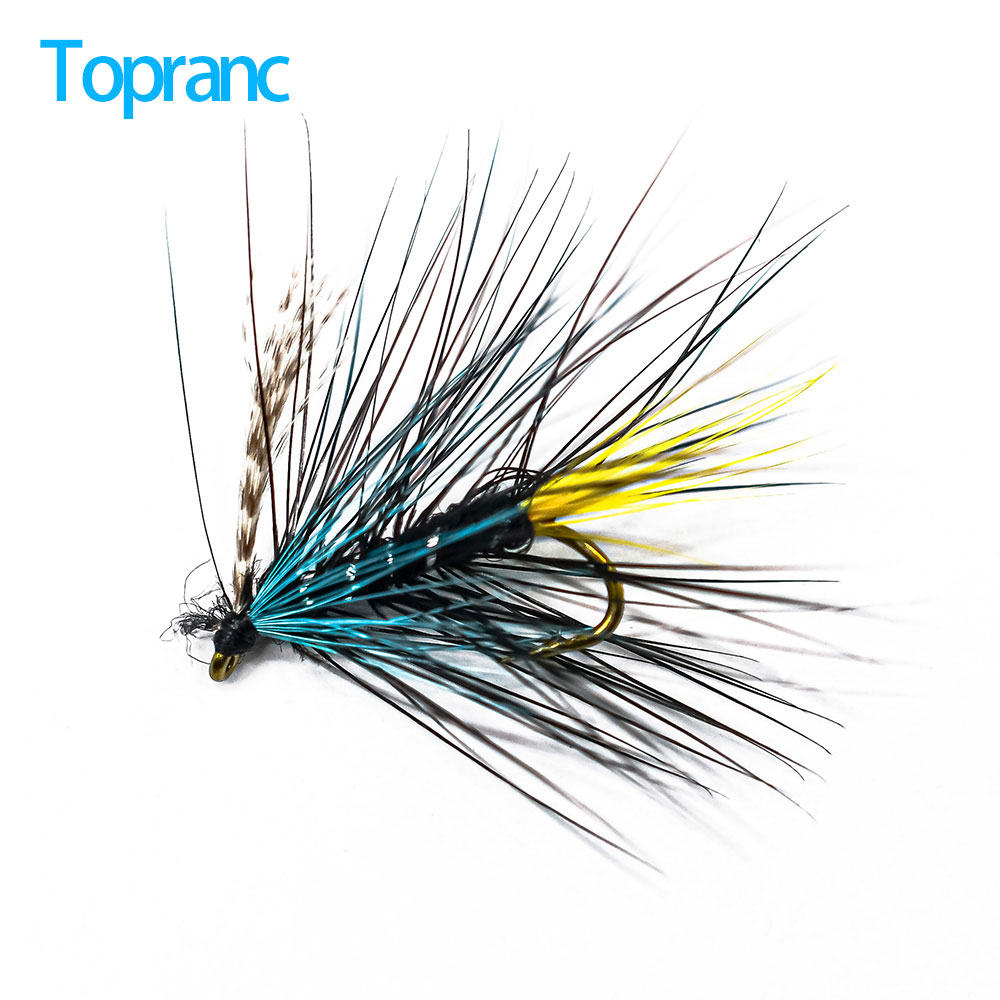 Fishing Hook Sharpener - Topranc 12Pcs 12# Nymph Dry Fly