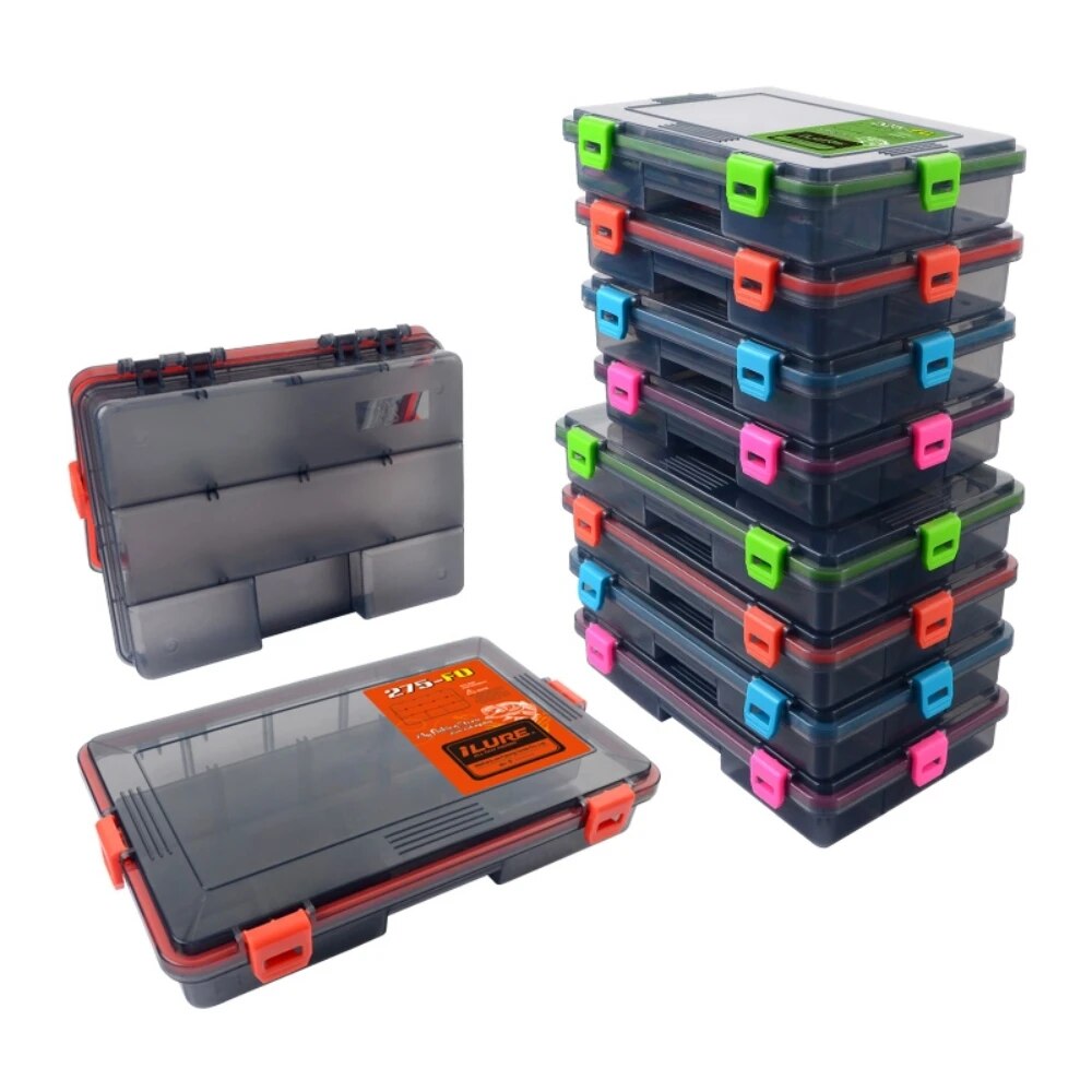 Fishing Hook Size - Fishing Tackle Box Large Capacity Waterproof