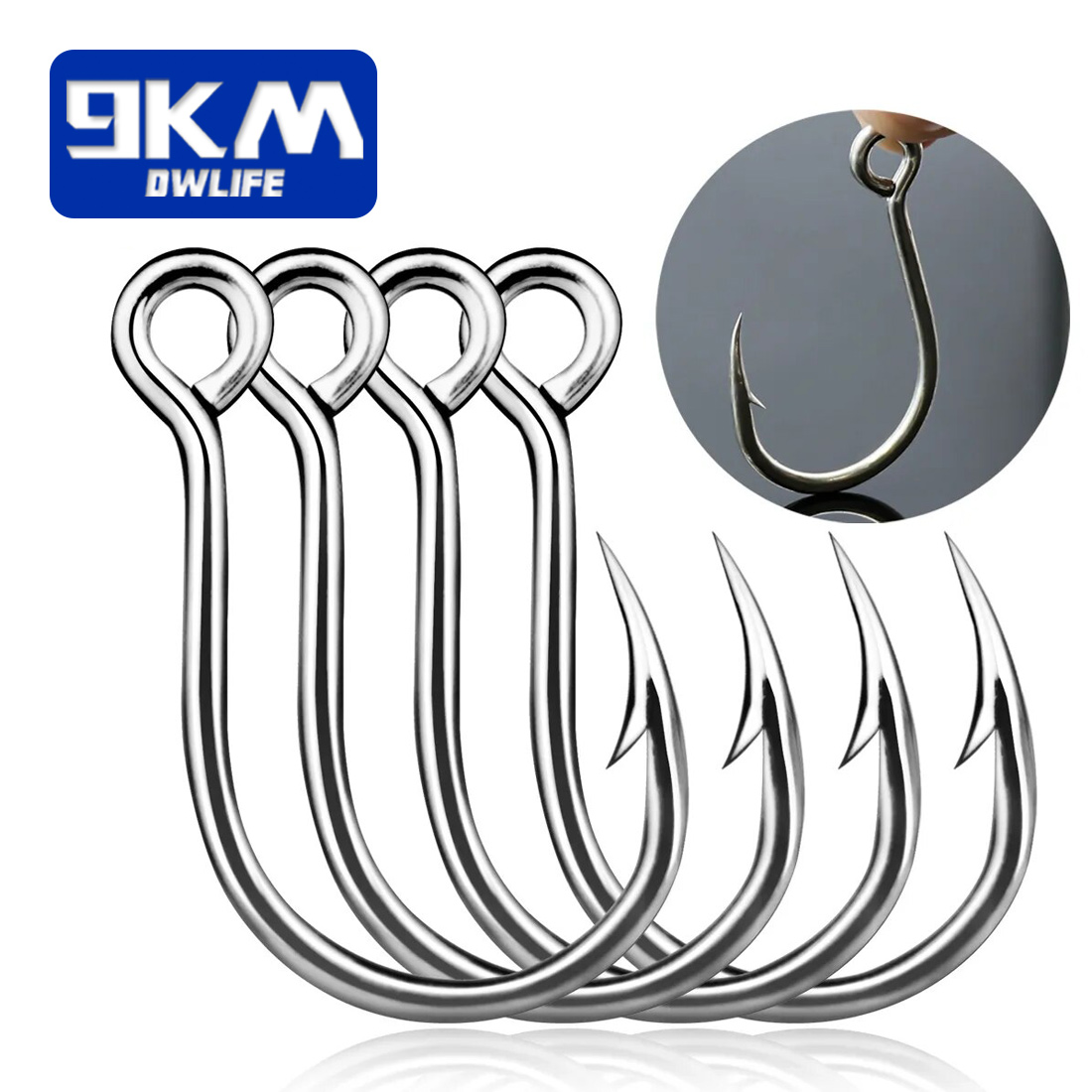 Fishing Hook Offset - 9KM Fishing Hooks 25Pcs Jig Hook