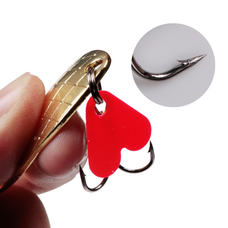 1PCS Metal Jigging Spinner Spo - Fishing Hook Treble recension och pris