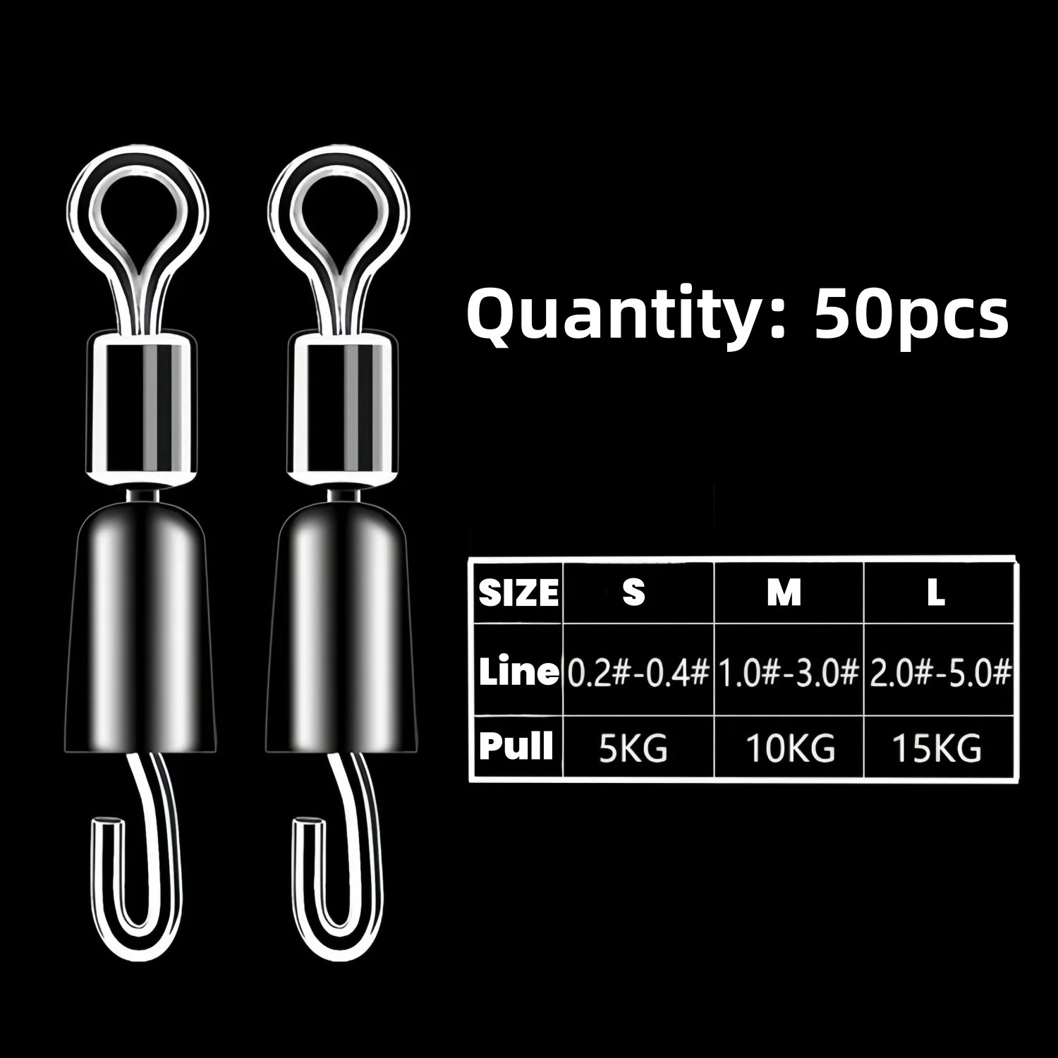 50pcs Carp Fishing Quick Chang - Fishing Hook Stainless Steel recension och pris