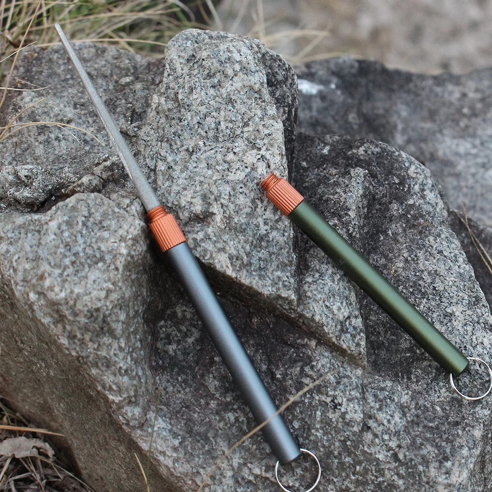 Outdoor Matte Mini EDC Knife S - Fishing Hook Sharpener recension och pris