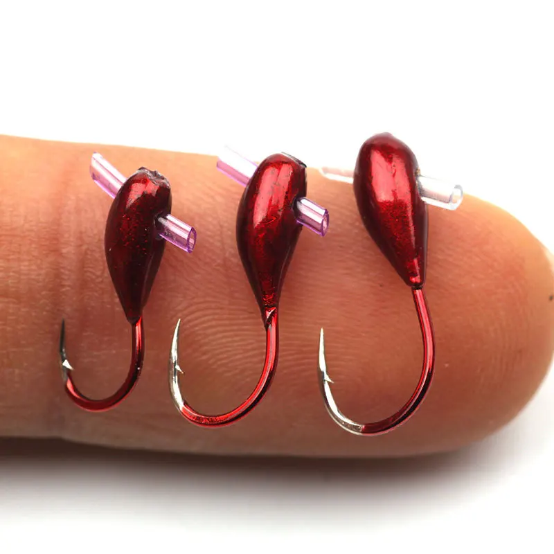 10/20PCS Winter Ice Fishing Ho - Fishing Hook Offset recension och pris