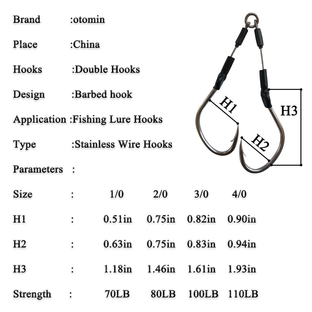 2pairs/bag Slow Fast Jigging H - Fishing Hook Offset recension och pris
