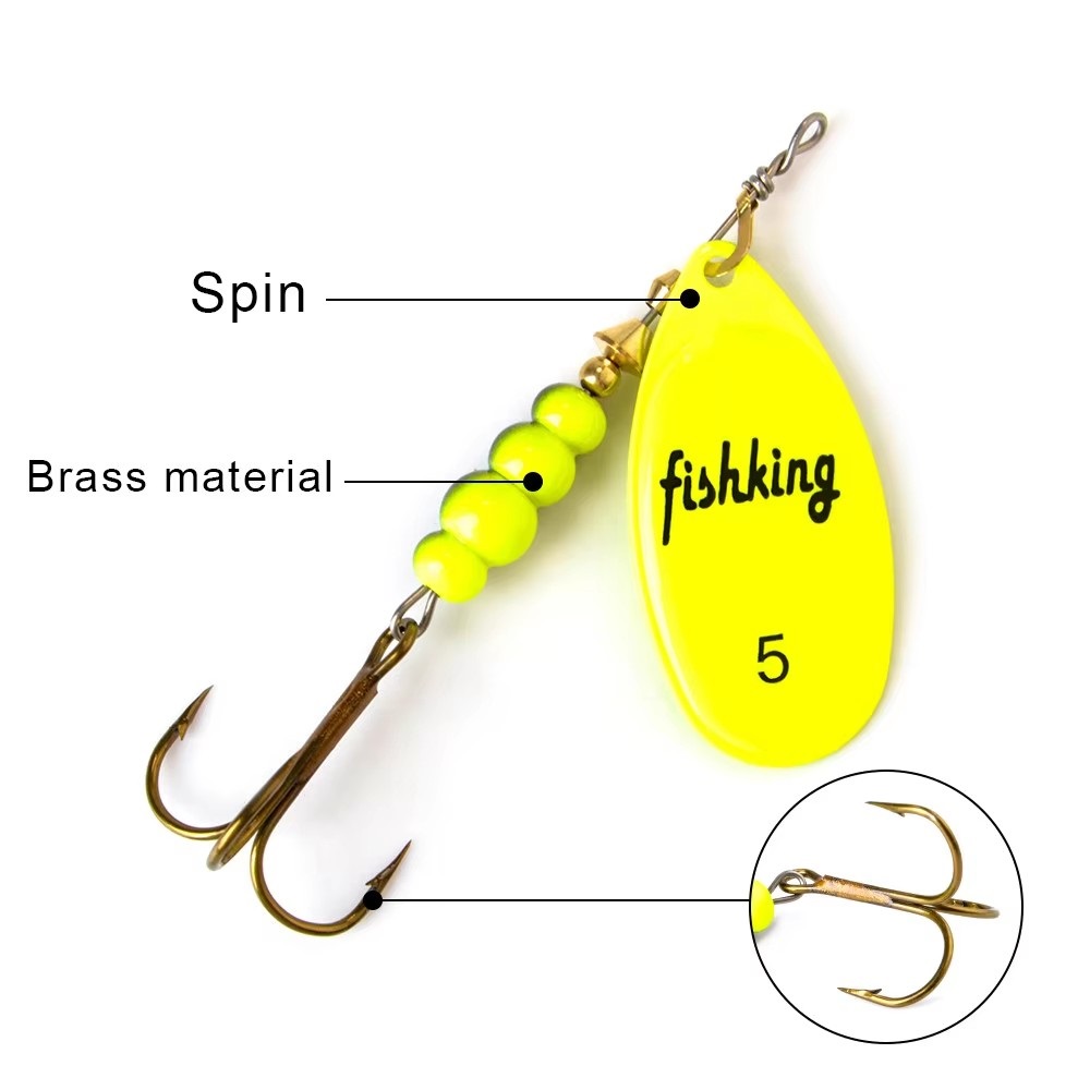 NGB Spinner Bait 3.9g 4.6g 7.4 - Fishing Hook Treble recension och pris