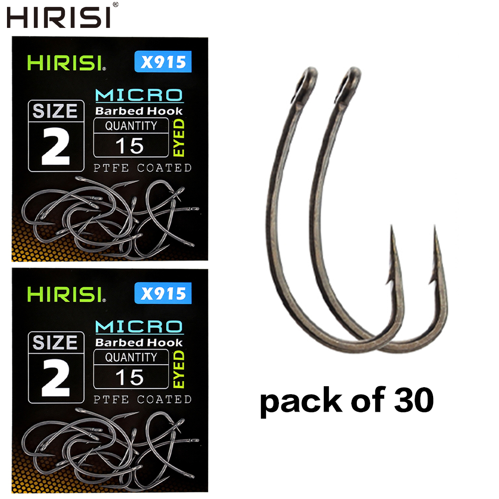 Hirisi 30x Carp Fishing Hooks  - Fishing Hook Offset recension och pris