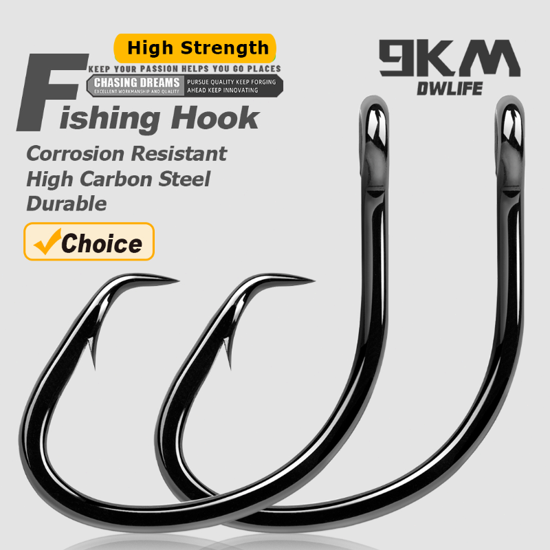 9KM Circle Hooks 25~50Pcs Salt - Fishing Hook Offset recension och pris