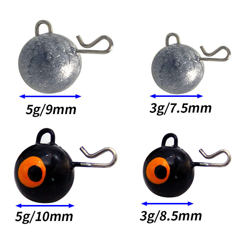 5Pcs Fishing Weight Sinker Rou - Fishing Hook Jig recension och pris
