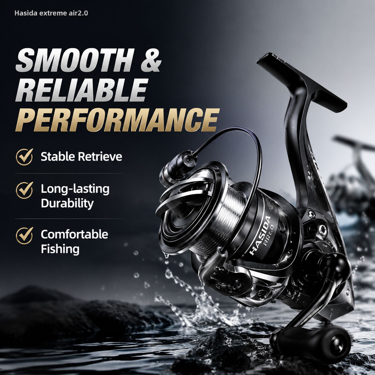 HASIDA AULA Air Spinning Reel  - Abu Garcia Reel Max recension och pris