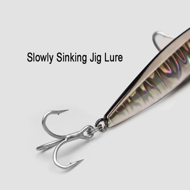 Jig Fishing Lures Metal Jiggin - Fishing Hook Treble recension och pris