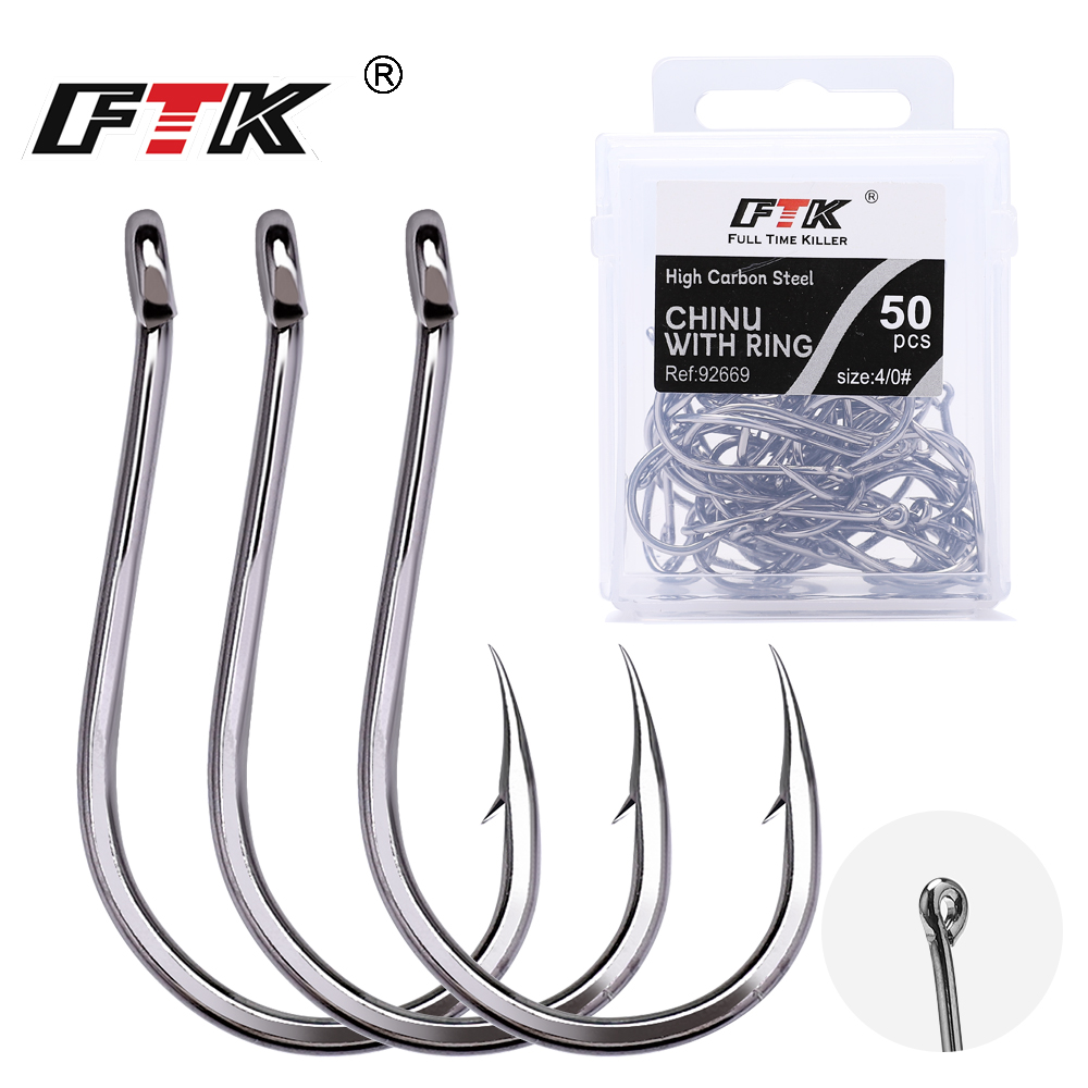 FTK CHINU Fishhook with Ring B - Fishing Hook Circle recension och pris