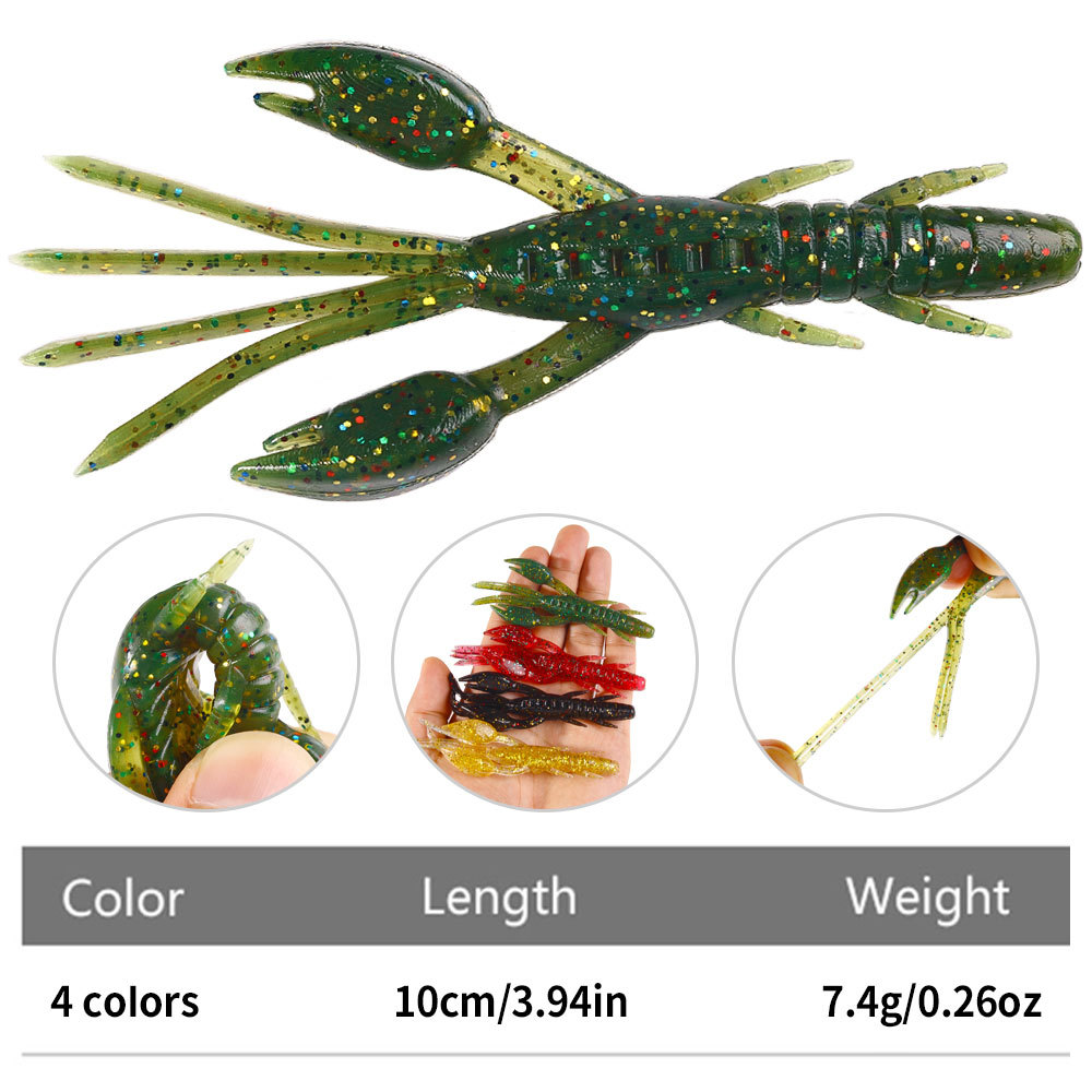 Floating Soft Worm Frog Lure H - Fishing Hook Weedless recension och pris