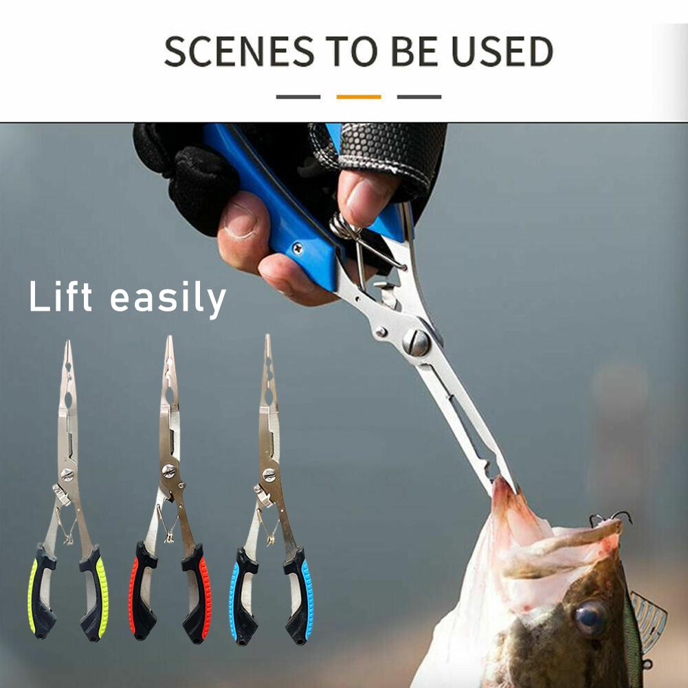 Stainless Steel Fishing Pliers - Fishing Hook Sharpener recension och pris