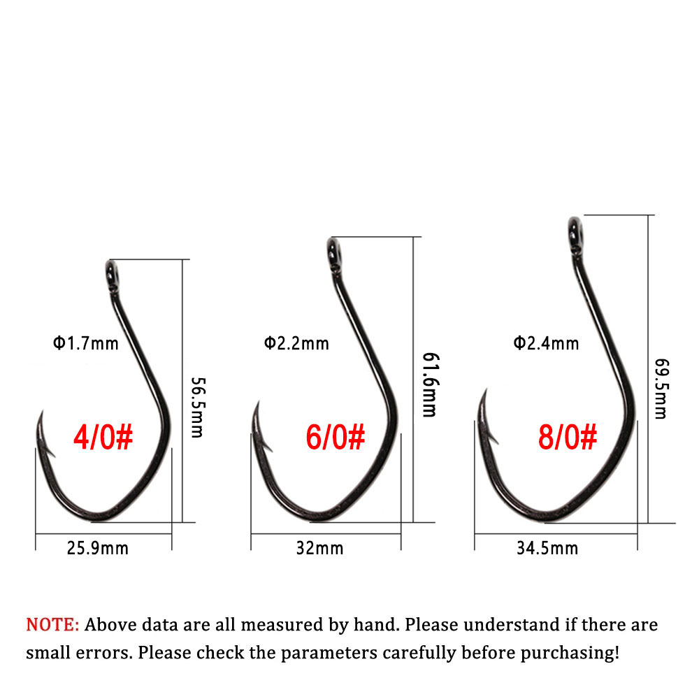 Wifreo 20pcs V Shape Catfish H - Fishing Hook Offset recension och pris