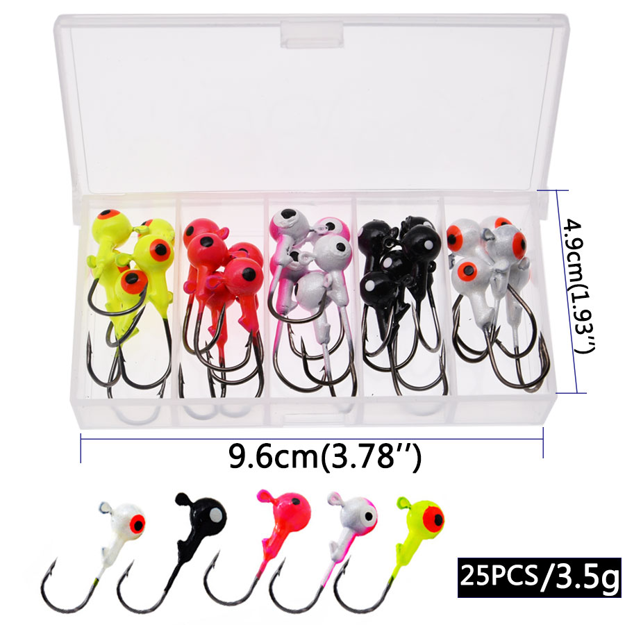 WODJYJ a box 1g 1.5g 2g 3g 3.5 - Fishing Hook Offset recension och pris