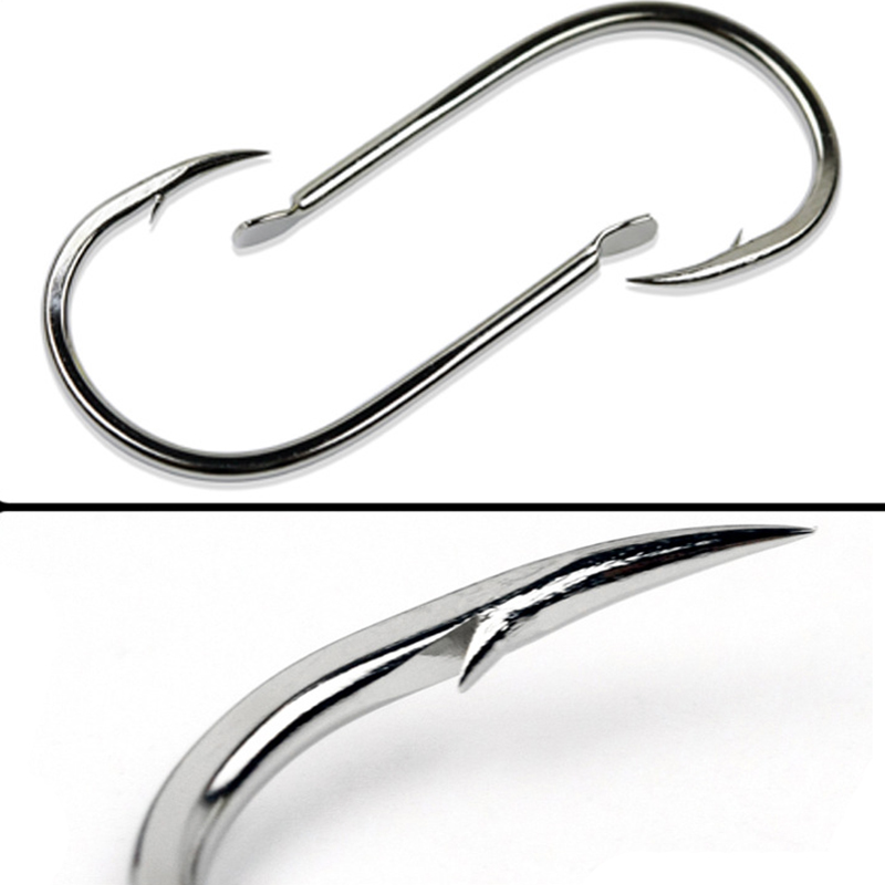 100pcs/Lot 7 Size Barbed Fishi - Fishing Hook Barbless recension och pris