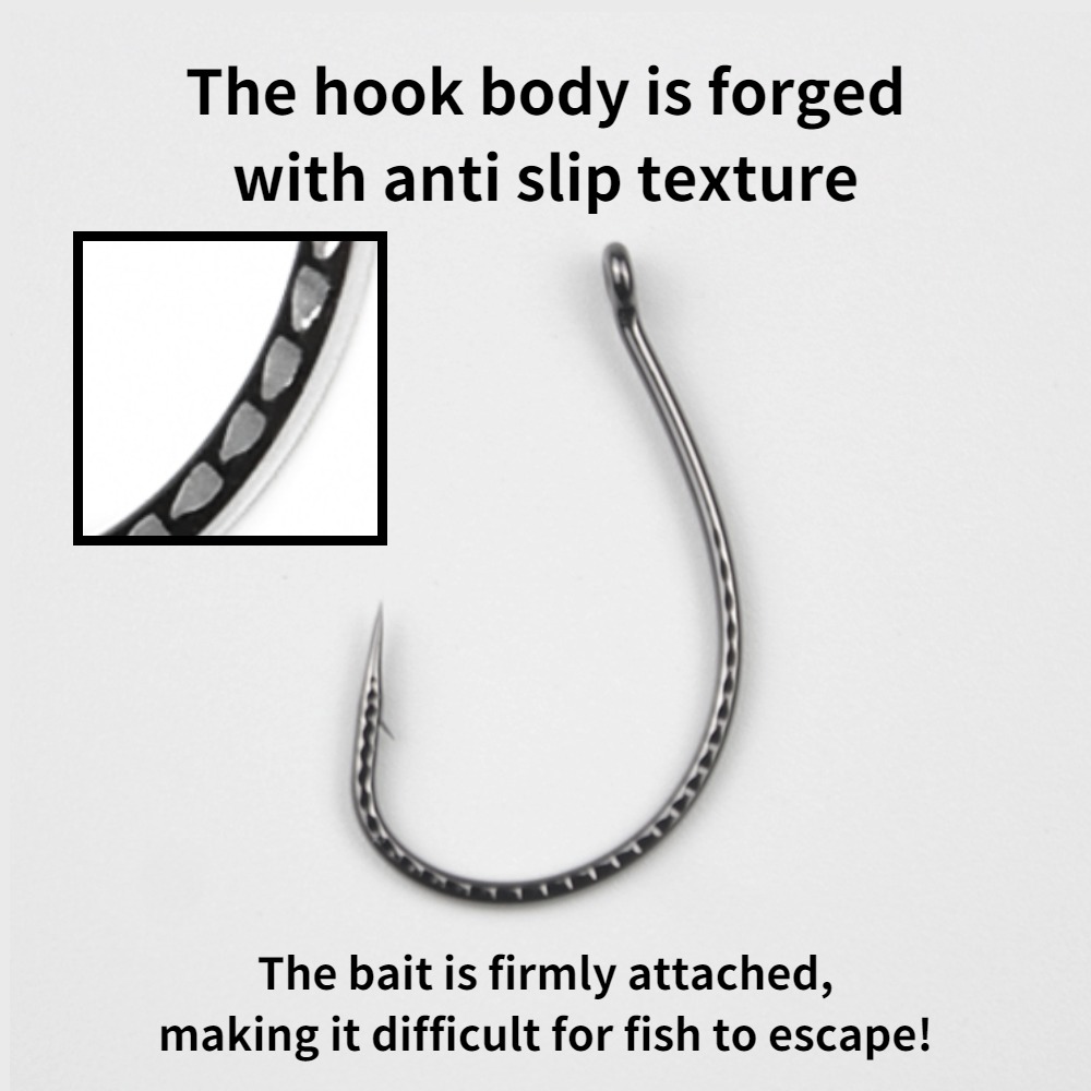 50pcs Wacky Hooks High Carbon  - Fishing Hook Assortment recension och pris