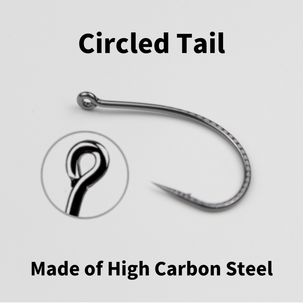 50pcs Wacky Hooks High Carbon  - Fishing Hook Assortment recension och pris