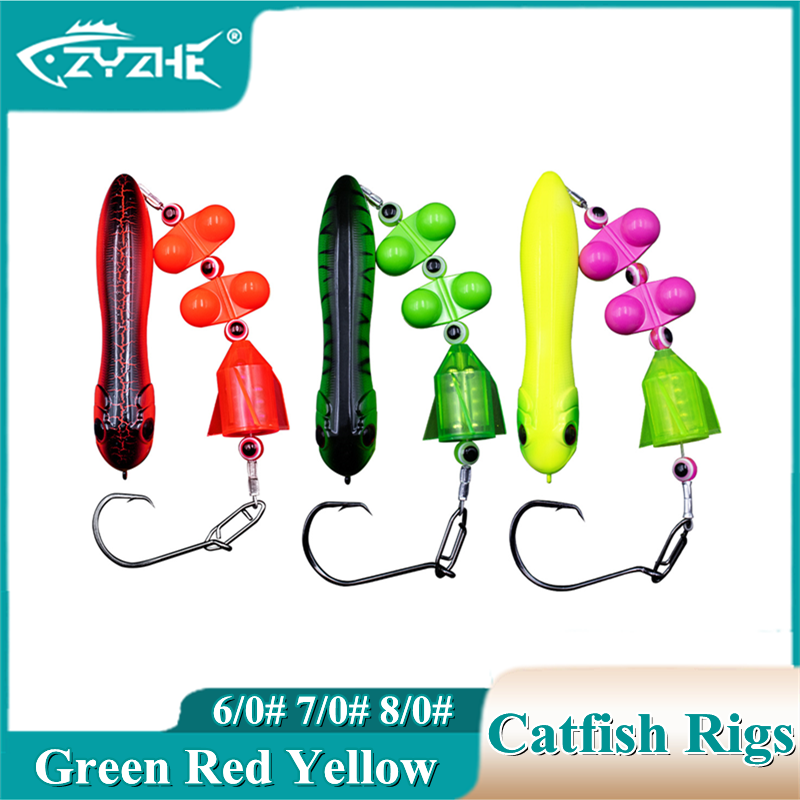 ZYZHE Catfish Rigs 1PC with 6/ - Fishing Hook Circle recension och pris