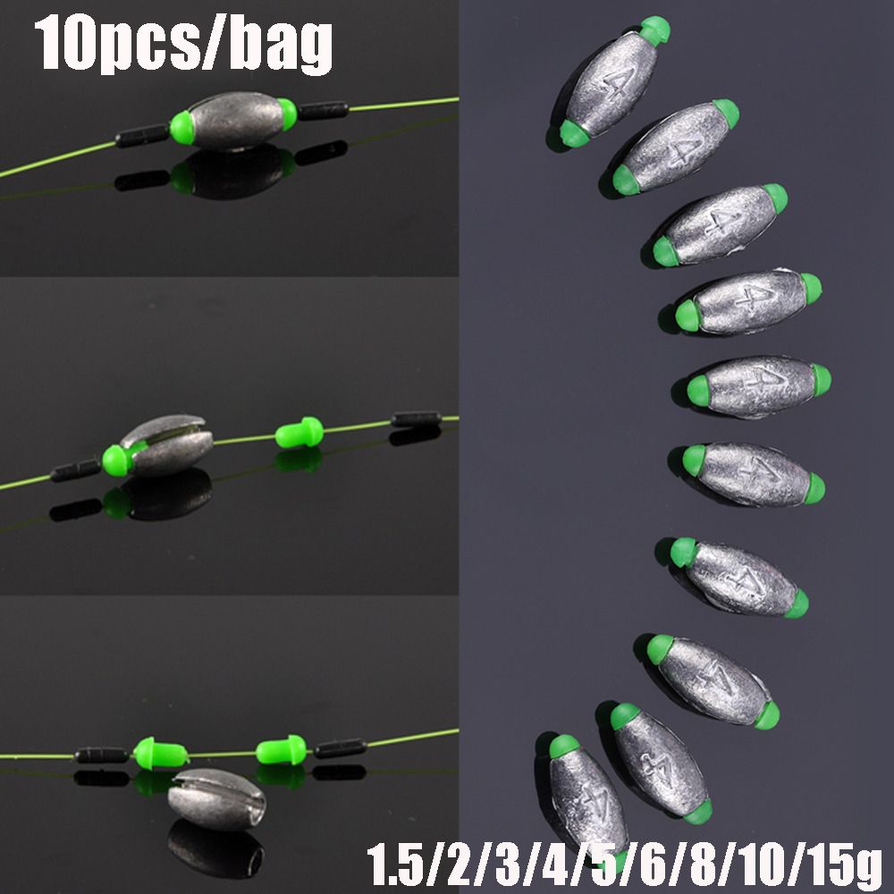 10Pcs Lead Weight Fishing Lead - Fishing Hook Sharpener recension och pris
