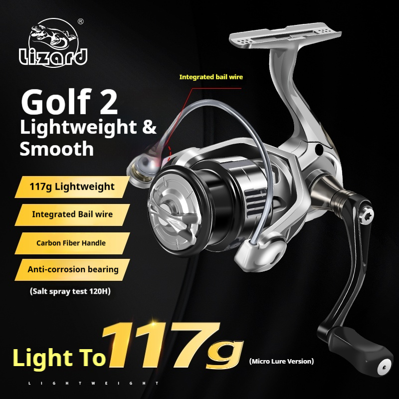 Lizard Golf 2 Metal Spool Reel - Abu Garcia Reel Max recension och pris