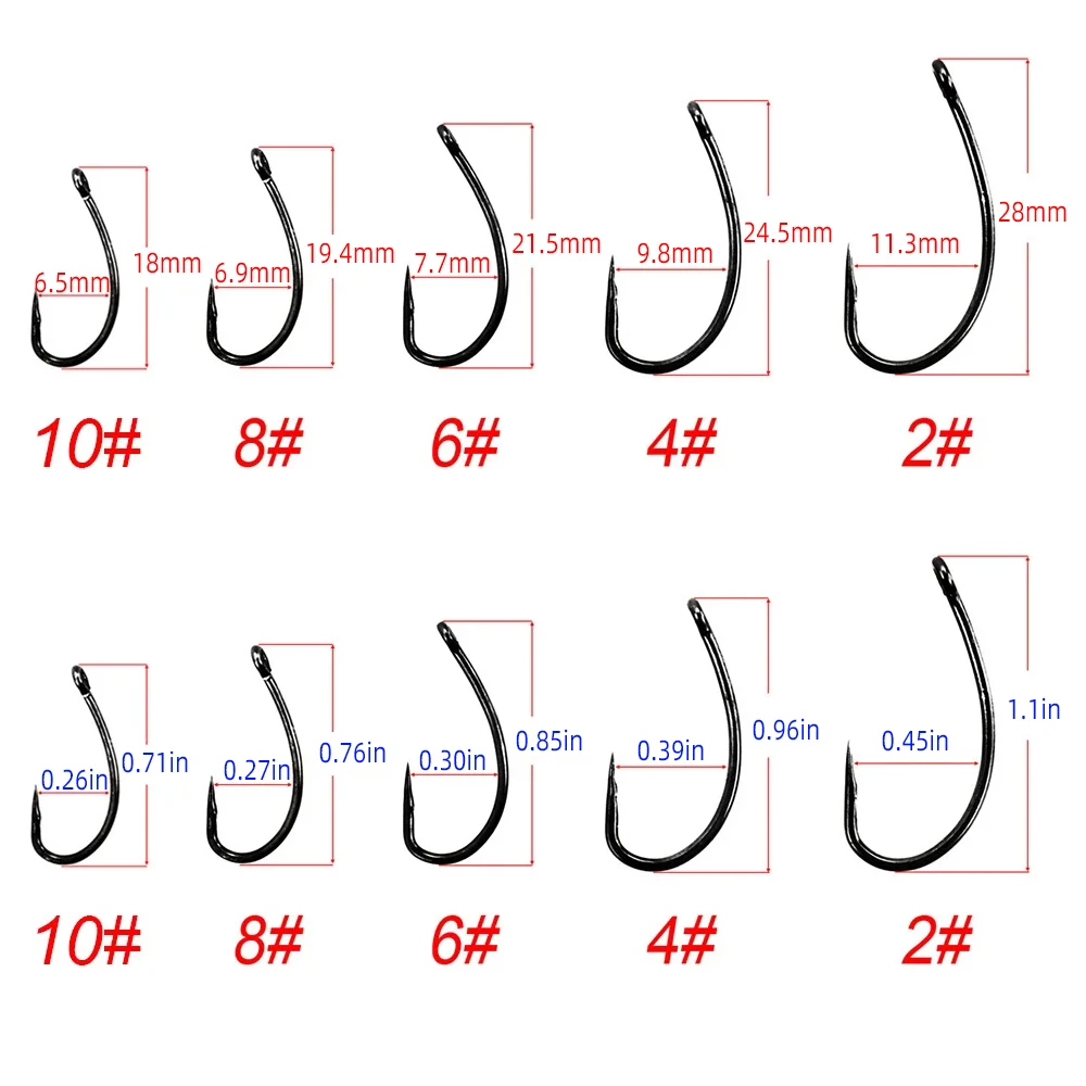 Hirisi 50pcs Barbless Fishing  - Fishing Hook Barbless recension och pris
