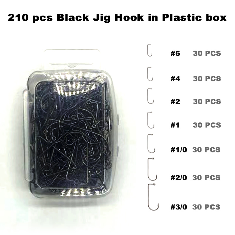 Adygil DIY Fishing 210 pcs Bla - Fishing Hook Jig recension och pris