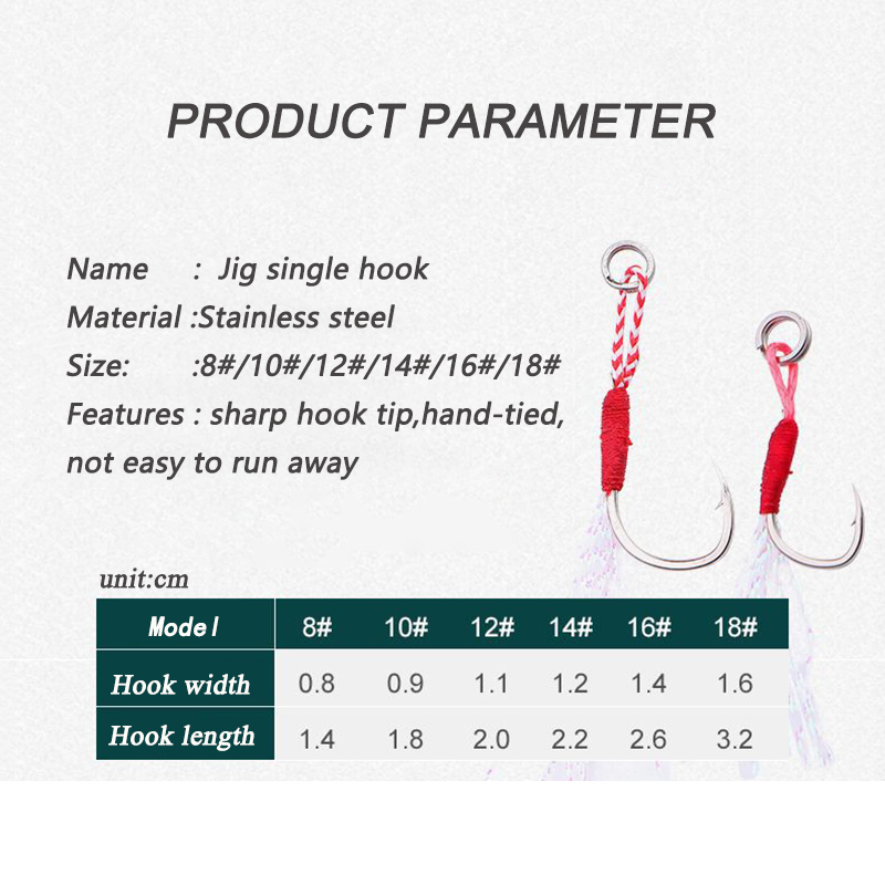 20pcs/bag Fishing Cast Jigs As - Fishing Hook Barbless recension och pris