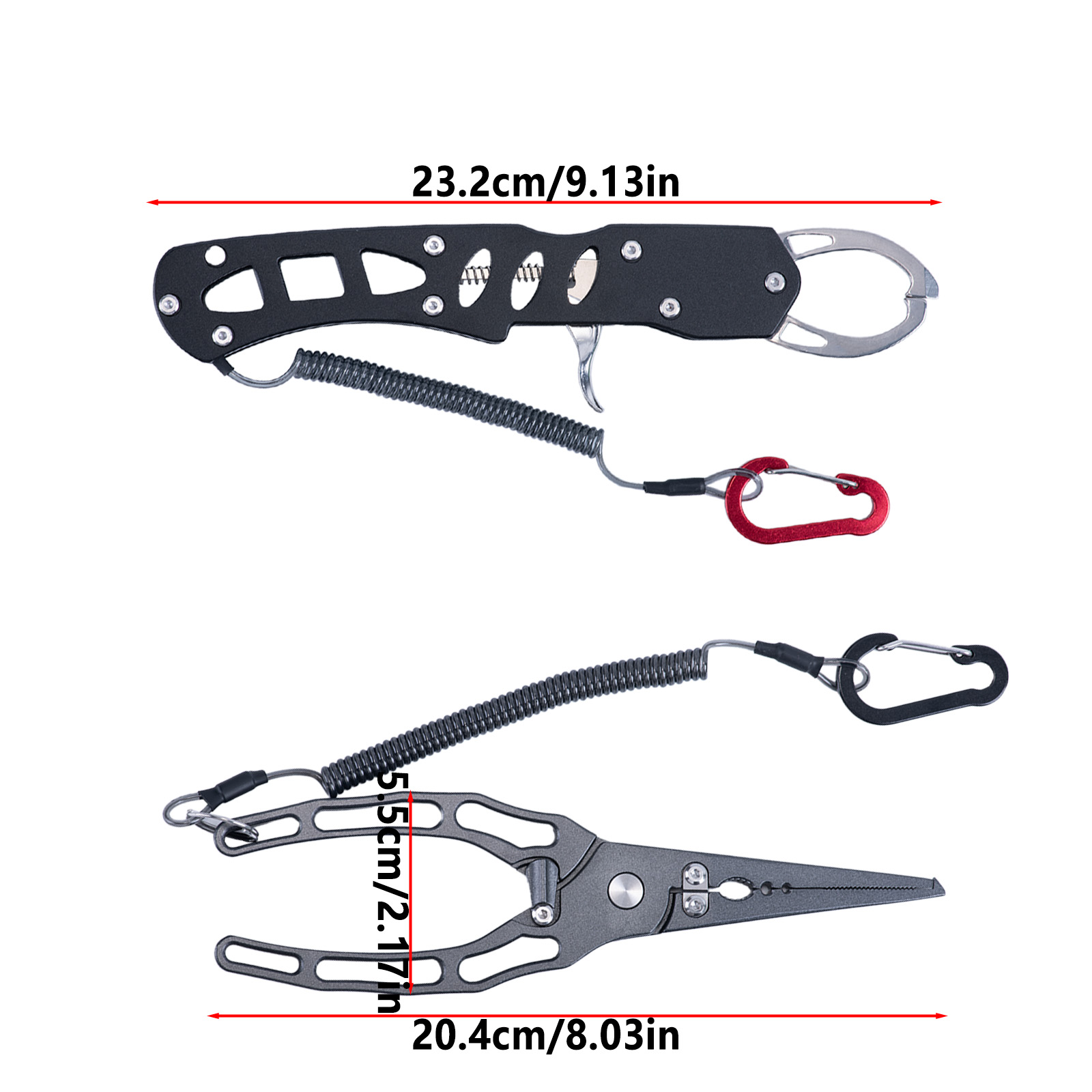 Fishing Pliers and Fish Grippe - Fishing Hook Sharpener recension och pris